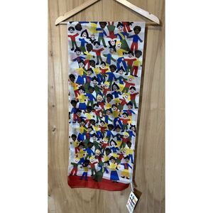 Save The Children Collection Scarf 60" x 13" Made in Italy